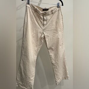 Banana Republic Seersucker cropped/ankle length women’s pants. Size 6.
